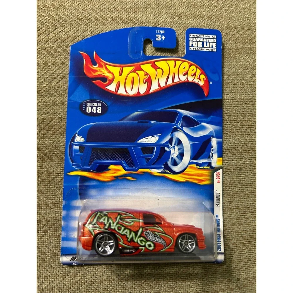 Hot Wheels 2001 First‎ Editions Fandango Orange 048 36/36 Die-Cast Car 28756